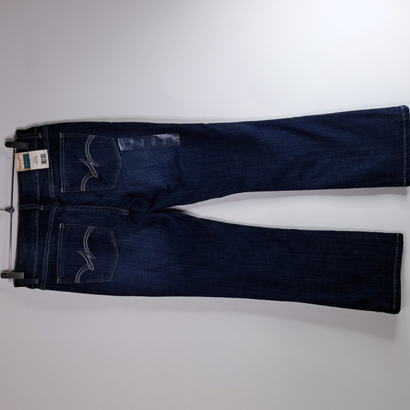 Wrangler Bootcut Faded Blue Jeans Size 5/6 x 30 - Picture 7 of 16